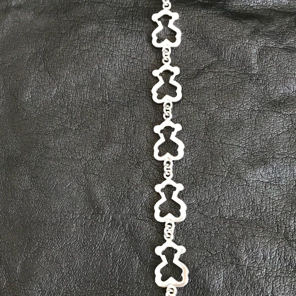 Solid .925 Sterling Silver Bear Shaped, Toggle Cl… - image 3